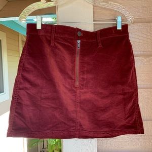 NWT Madewell Stretch Denim Straight Skirt 28